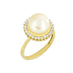 Altın İnci Yüzük T016519