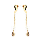 Altın Sallantılı Küpe 