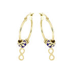 Altın Sonsuzluk Halka Küpe