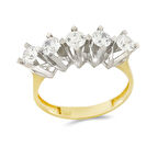 Altın Beştaş Yüzük 