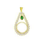 Altın Tuğralı Kolye Ucu