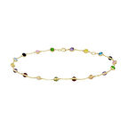 Renkli Taşlı Altın Bileklik