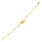  Altın Çiçek Bileklik  