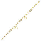 Altın Kalp Bileklik