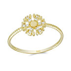 Altın Kar Tanesi Yüzük