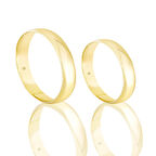 5 mm Klasik Bombe Yeşil Altın Alyans