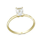 Altın Tektaş Baget Yüzük