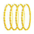 120(4*30) gr(gram) 22 Ayar İşçiliksiz Paftalı Burma Bilezik