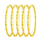 50 (5*10 )gr (gram) 22 Ayar İşçiliksiz Paftalı Burma Bilezik