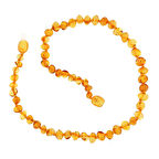 Bebek Damla Kehribar Diş Kolye