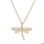 925 Ayar Gümüş Yusufçuk Kadın Gümüş Kolye