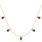 925 Ayar Gümüş Uğur Böceği Şans Kadın Gümüş Kolye