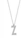 925 Ayar Gümüş Z Harfi Kadın Gümüş Kolye