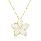 925 Ayar Gümüş Yasemin Çiçeği Kadın Gümüş Kolye