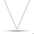 Gümüş Rose 0.30 Mikron 45 Cm Forse Kadın Zincir