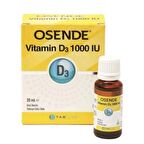 Osende Vitamin D3 Damla 1000 IU 20 ML