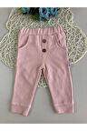 MLKÇ Colbi Raporlu Cepli Çizgili Pantolon Pudra 2038