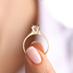 Altın Tektaş Yüzük