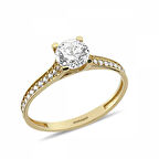 Altın Tektaş Yüzük