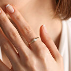 İnci Yüzük 14K Pearl