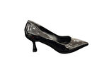 Ventes 20492184Z 6 cm Kadeh Topuk Sivri Burun Kadın Stiletto Ayakkabı
