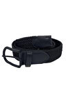 Siyah Elastik Esnek Unisex Örgü Kemer - 8500-1