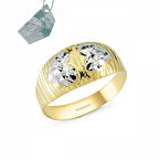 14 Ayar Altın Şık Tasarım Yüzük