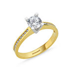 Altın Tektaş Yüzük