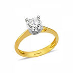 14 Ayar Altın Tektaş Yüzük 1,00 CRT