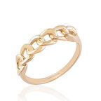 Rose Altın Düğüm Yüzük 14K Gold