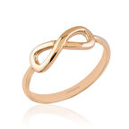 Sonsuz Rose Altın Yüzük Taşsız 14K