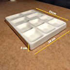 Resim Paleti Godeli (HAZNELİ) - Porselen Seramik El Yapımı