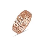 Altın Rose Renk Tamtur Yüzük 