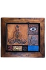 Buddha Kolaj Seramik Duvar Tablo