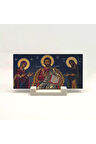 Ortodoks İcon Baskılı Taş Masaüstlük 10X20