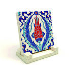 Rüstempaşa Camisi Çini DeseniBaskılı Doğaltaş Masaüstlük