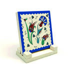 Osmanlı İznik Çini DeseniBaskılı Doğaltaş Masaüstlük