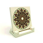 Rumi DesenBaskılı Doğaltaş Masaüstlük