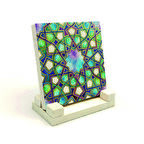 İslami Geometrik DesenBaskılı Doğaltaş Masaüstlük