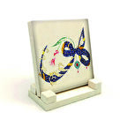 "Hû"Yazılı Doğaltaş Masaüstlük