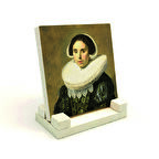 "Bir Kadın Portresi" ResmiBaskılı Doğaltaş Masaüstlük