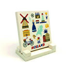 Hollanda SembolleriBaskılı Doğaltaş Masaüstlük