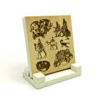 Ortadoğu SembolleriBaskılı Doğaltaş Masaüstlük