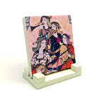 Müzisyen Kadınlar MinyatürBaskılı Doğaltaş Masaüstlük