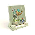 Galata KulesiBaskılı Doğaltaş Masaüstlük