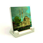 Ortaköy CamiiBaskılı Doğaltaş Masaüstlük