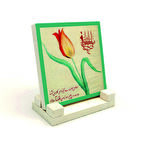 Mevlevi LaleBaskılı Doğaltaş Masaüstlük