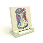 Semazen Baskılı Doğaltaş Masaüstlük