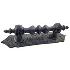 Antika Tarz Dekoratif Pirinç Ağır Kapı Çekme Kolu  280x65 mm, Oksit