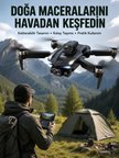 Canlı Görüntü Aktarımlı Çift Kameralı Uzaktan Kumandalı Drone